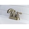 Kingston Brass KB5613AL Restoration 4" Centerset Bathroom Faucet, Antique Brass KB5613AL - alternate 5